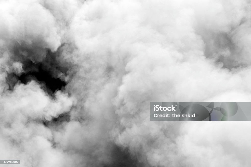 Smoke Black Color Stock Photo