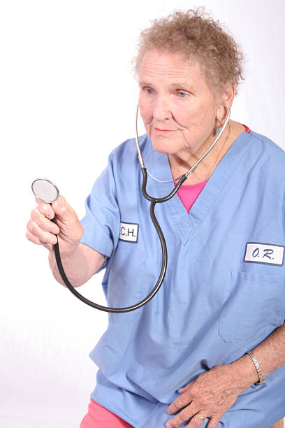 Senior Doctor stock photo