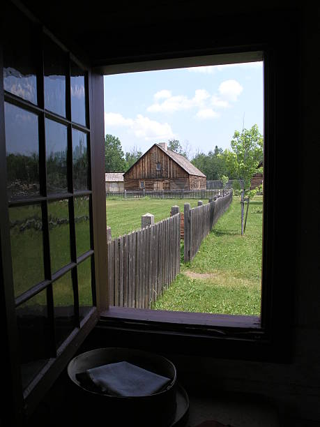 istock Looking out from a Farmhouse Window 139960150