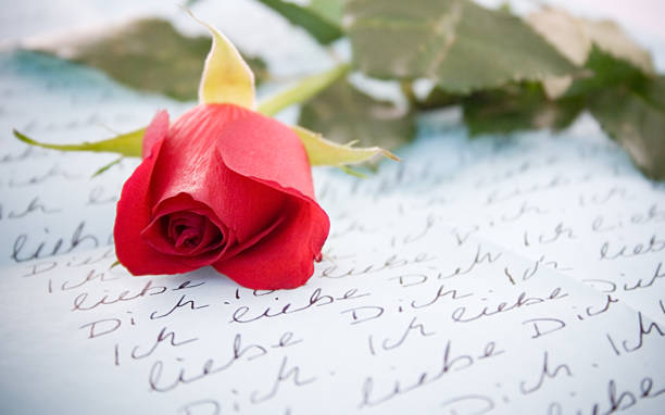 loveletter - love letter stock-fotos und bilder