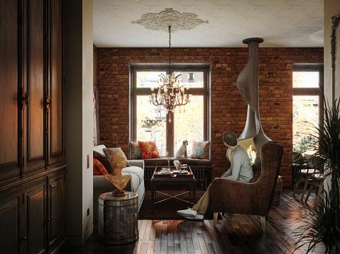 Digitally generated cozy and elegant home interior design.

The scene was rendered with photorealistic shaders and lighting in Corona Renderer 7 for Autodesk® 3ds Max 2022 with some post-production added.