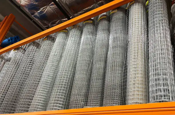 Photo of Galvanized welded mesh for surface reinforcement during plastering works