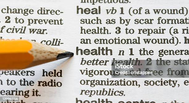 Health Defined Stock Photo - Download Image Now - Dictionary, Oxford - England, Oxford - Michigan