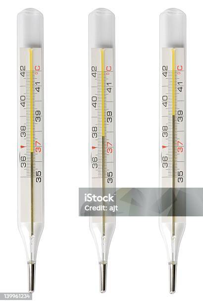 Termómetros Foto de stock y más banco de imágenes de Asistencia sanitaria y medicina - Asistencia sanitaria y medicina, Enfermedad, Fiebre