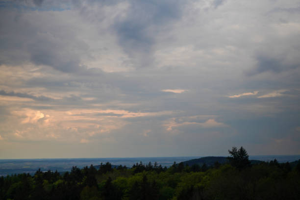 istock Thunderstorm in the Bavarian Forest 1399614544