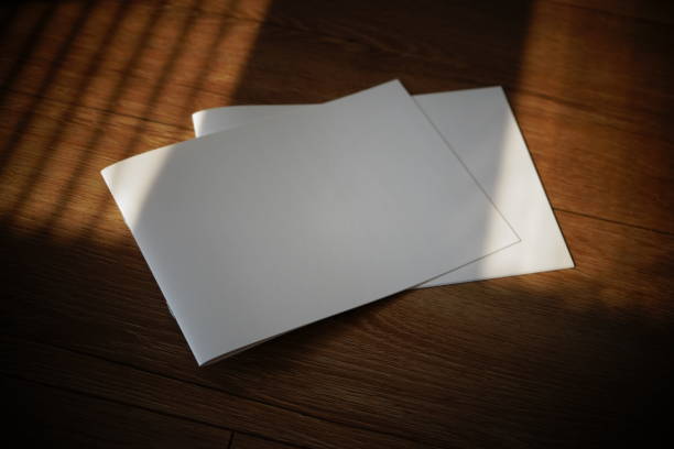 istock Blank Brochure on the Wooden Background 1399619611