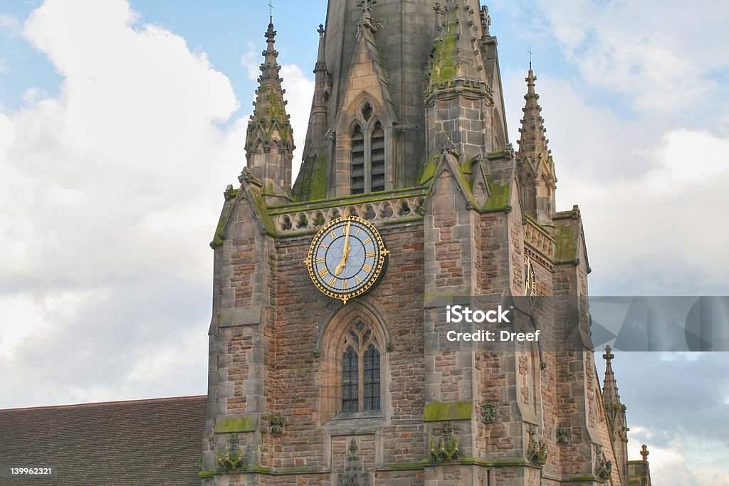 Kathedral in Birmingham St. Martin's church  in Birmingham (England). St Martin's House Stock Photo