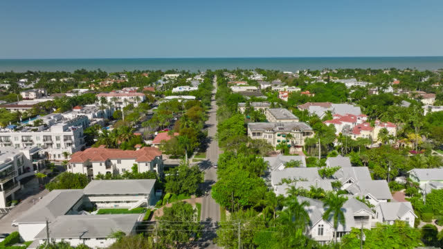 Aerial Shot of Community in Naples, Florida