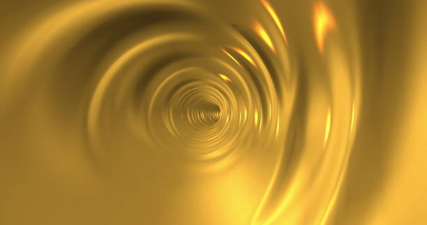 istock Flight deep into the golden tunnel. Background 1399625495