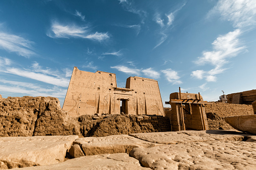 Temple of Horus in  Edfu, Egypt.