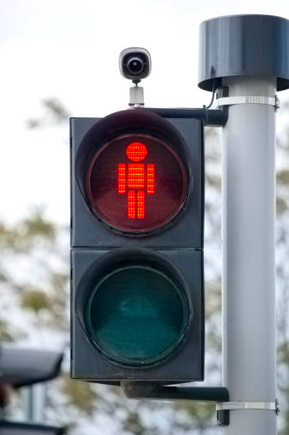 istock Traffic lights in the city crossing. 1399632226