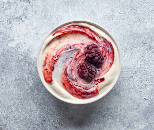 istock bowl of yogurt with jam 1399634951