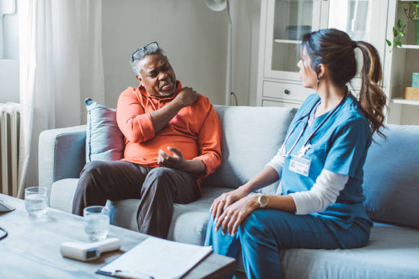 istock Home care for old people 1399636015