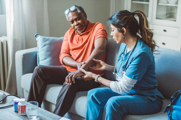 istock Home care for old people 1399636055