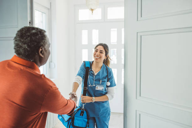 istock Home care for old people 1399636087