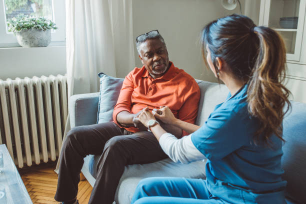 istock Home care for old people 1399636599