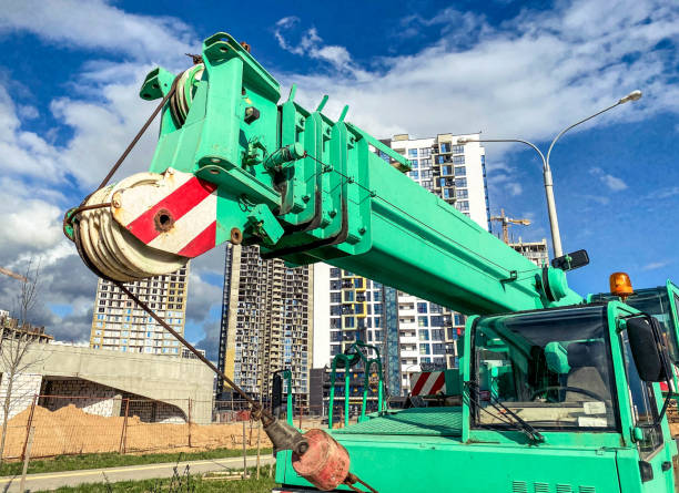 crane in position