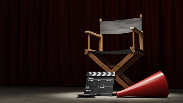 istock film director's chair, 3d rendering 1399639849
