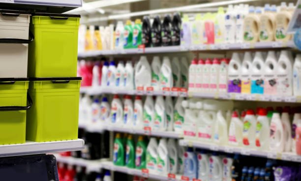 istock shopping in supermarket.(washing powder,detergent,shampoo, soap) 1399640938