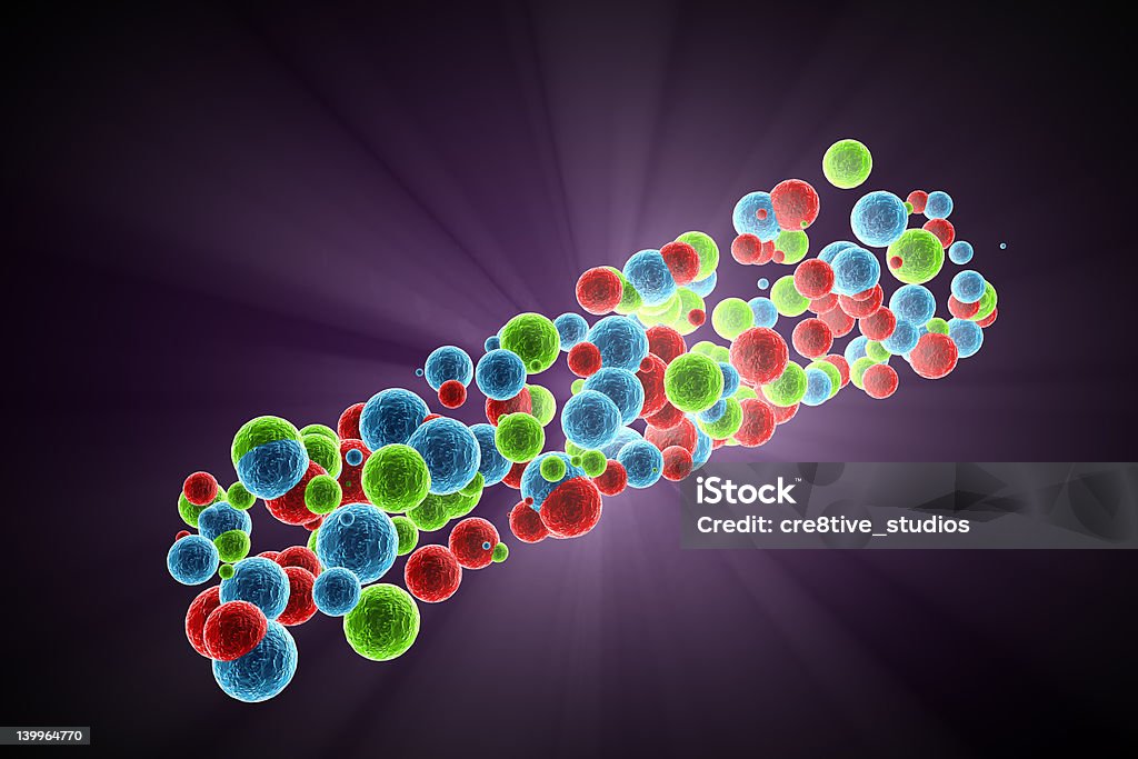 3 d частиц - Стоковые фото Microaerophilic роялти-фри