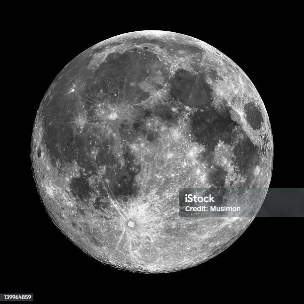 Photo libre de droit de Très Haute Résolution Moon banque d'images et plus d'images libres de droit de Astronomie - Astronomie, Brillant, Carré - Composition