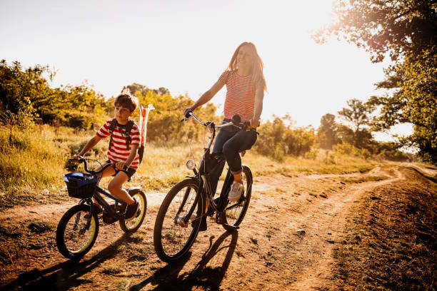 istock Cycling with my mom 1399649007