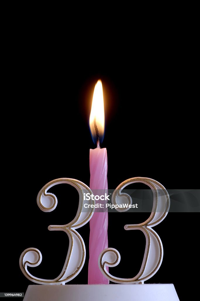 Trinta e três aniversário - Foto de stock de 30 Anos royalty-free