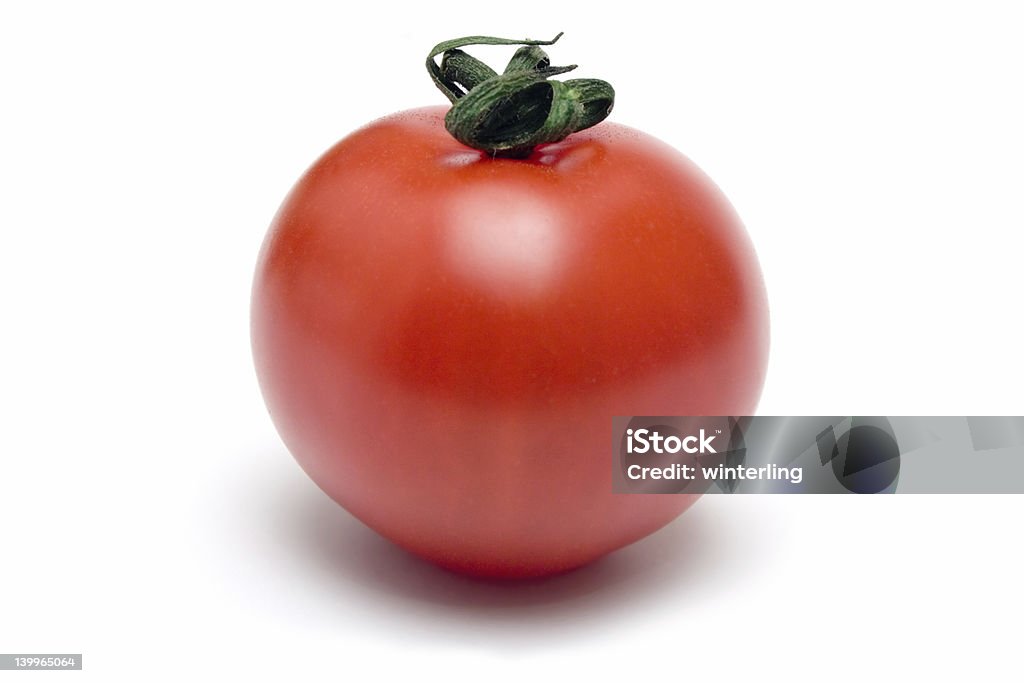 Single Kirschtomate - Lizenzfrei Blatt - Pflanzenbestandteile Stock-Foto