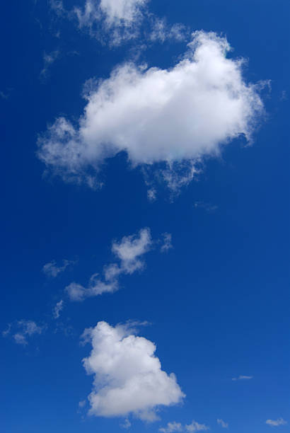 Blue Sky with Clouds stock photo