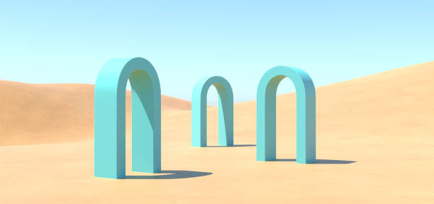 istock Colored Arches in the Desert 1399654648