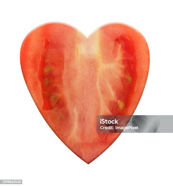 Tomato Love Heart Stock Photo - Download Image Now - Berry, Color Image, Concepts