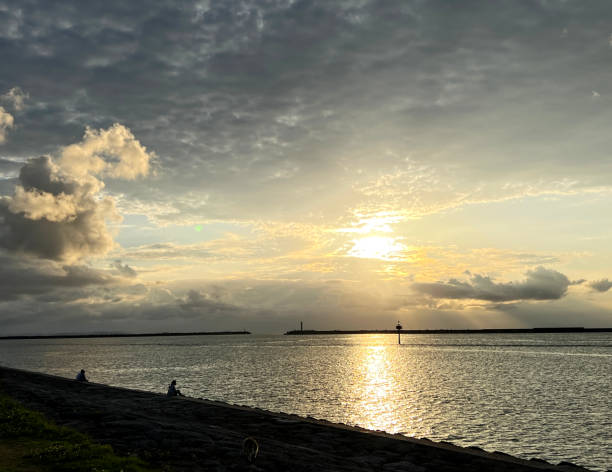 istock Evening view from Okinawa Naha Umisora Park 1399664012
