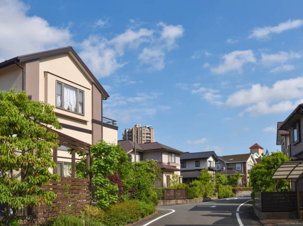 istock Japan's residential area. 1399665054