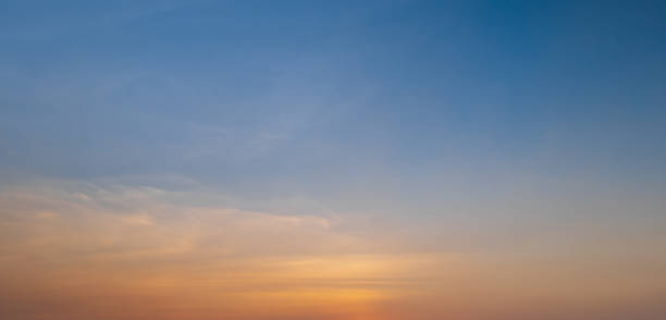 istock Beautiful orange sunset sky background. Evening sky a bright golden. 1399673191