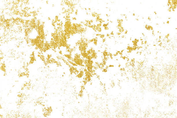 Brush stroke design element background. Gold watercolor texture paint stain abstract illustration.