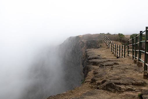 Harishchandragad is a hill fort in the Ahmednagar district of India. Its history is linked with that of Malshej Ghat, kothale village and it has played a major role in guarding and controlling the surrounding region.