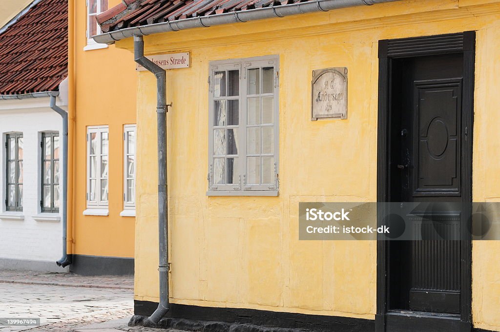 La casa di Hans Christian Andersen celebre scrittore di fiabe - Foto stock royalty-free di Hans Christian Andersen