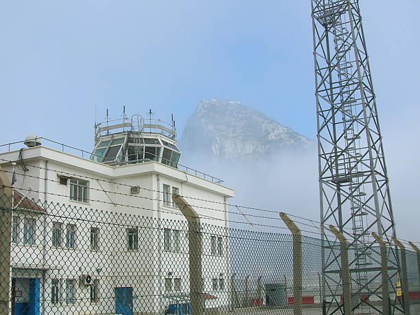 Aeroporto di Gibilterra - foto stock