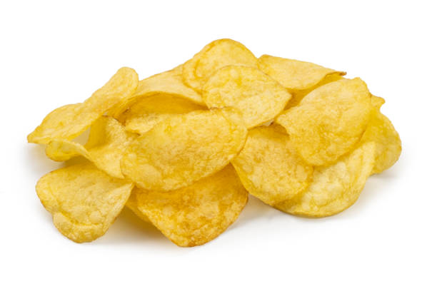 istock tasty potato chips isolated on white background 1399680561
