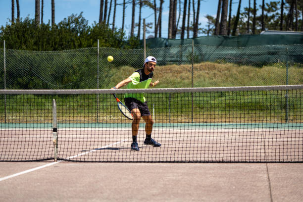 istock Tennis player performing a drop shot 1399681329