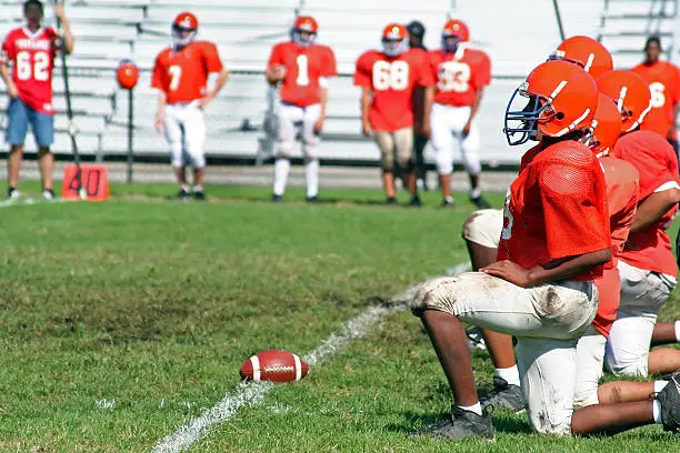 High School Football Line