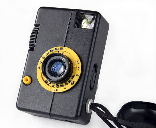 Amateur camera Amateur camera against a white background vintage amateur movie camera stock pictures, royalty-free photos & images