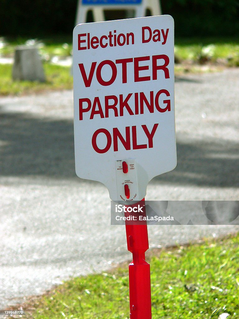 De dia das eleições - Foto de stock de Carro royalty-free