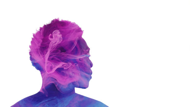 istock aura energy inner harmony man face color smoke 1399695644