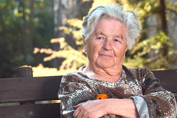 istock Elderly woman resting 139969789