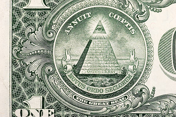 istock Close-up of the pyramid on a one dollar bill 139969993