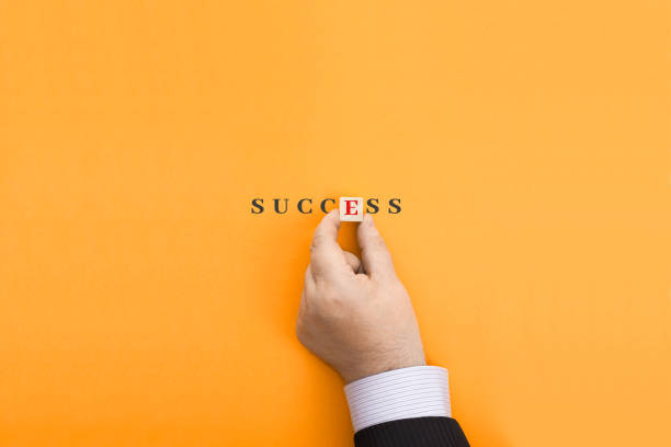 istock Businessman makes the word Success 1399704517