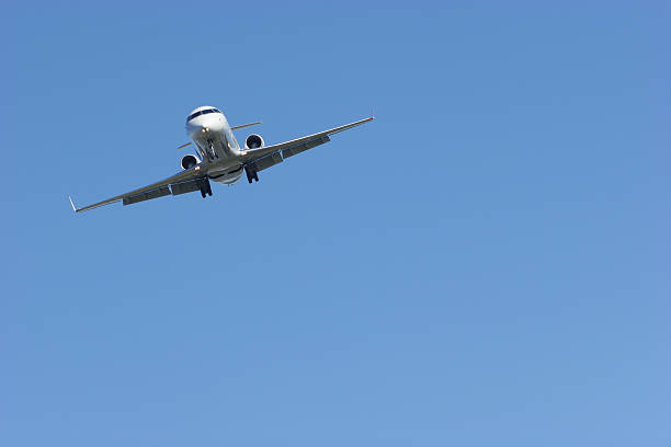 Small Plane Approaching stock photo