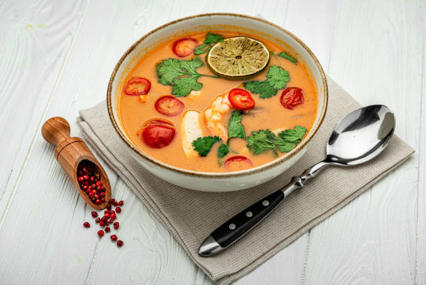 istock Tom Yam kung Spicy Thai soup with shrimp 1399715464