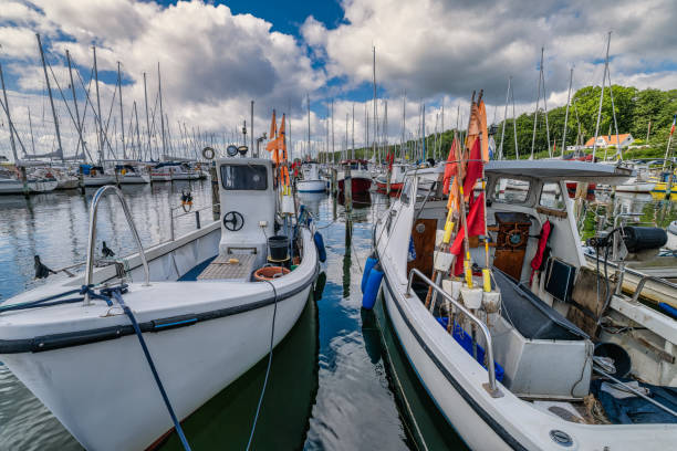 istock Hoeruphav marina on the Gendarmstiern walking path in Denmark 1399715885